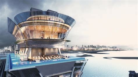 Palm Tower's infinity pool will let visitors take a dip in the Dubai sky ~ Travelplanetnews