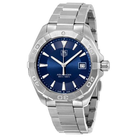 Tag Heuer Aquaracer Blue Sunray Dial Men's Watch WAY1112.BA0928 ...