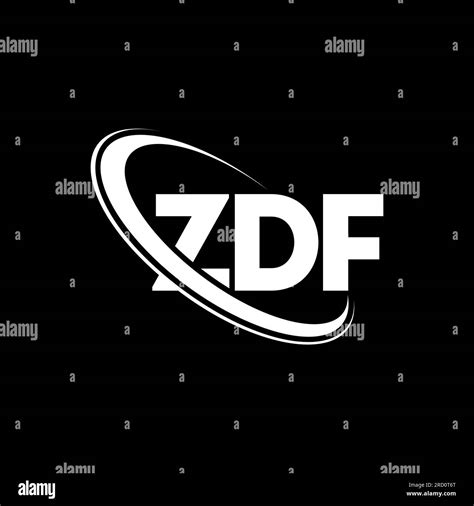 ZDF logo. ZDF letter. ZDF letter logo design. Initials ZDF logo linked ...