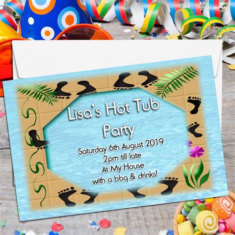 Free printable hot tub party invitations, Download Free printable hot tub party invitations png ...