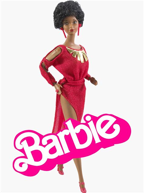 "First Black Barbie" Sticker for Sale by Ellaba70 | Redbubble