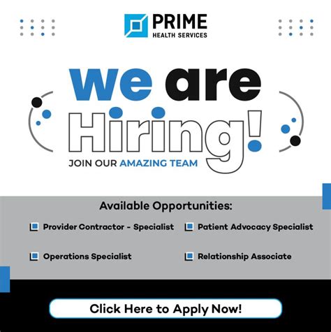 Prime Health Services, Inc. on LinkedIn: Prime Health Services - Job ...