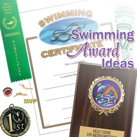 24 Swimming Award Ideas | swimming awards, award ideas, school supplies