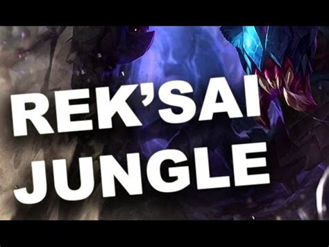 Rek'Sai Jungle Full Commentary - Season 5 - League of Legends - YouTube