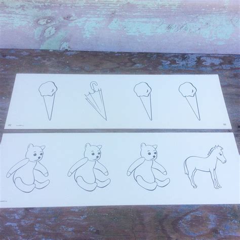 Set of 4 White Flashcards 19 Inch by 6 Inch Retro - Etsy