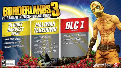 Borderlands 3 DLC roadmap revealed - PowerUp!