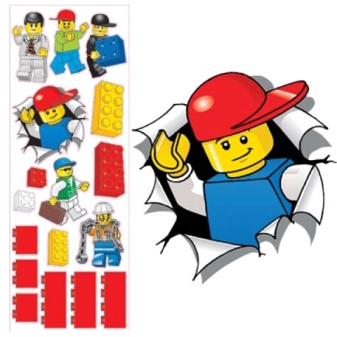 LEGO: Maxi Wall Stickers (Large) Toys | Zavvi.com