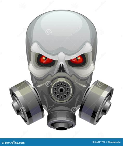 Toxic Mask Royalty-Free Cartoon | CartoonDealer.com #1826261