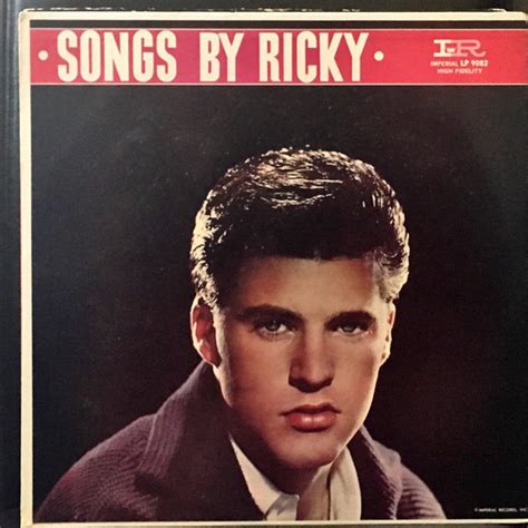 Ricky Nelson - Songs By Ricky (1959, Vinyl) | Discogs