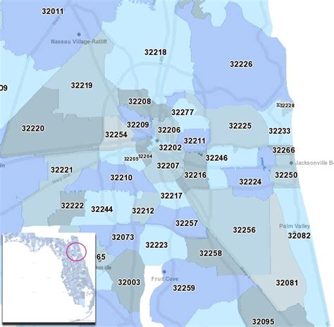 Zip Code Map For Florida - Map