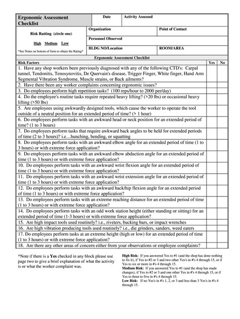 Ergonomic Assessment: Complete online | airSlate SignNow