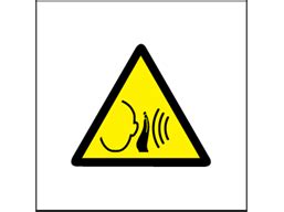 Loud Noise Warning Sign