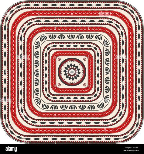 Traditional Romanian tile, folk art Stock Vector Image & Art - Alamy