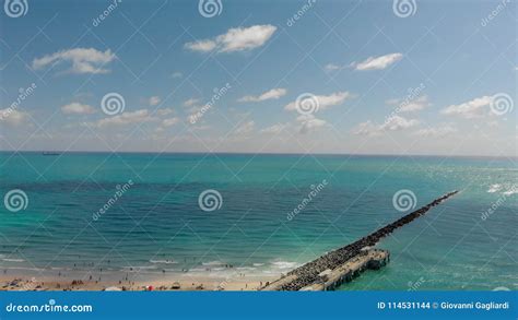 South Pointe Pier in Miami Beach, Florida Stock Photo - Image of colorful, beach: 114531144