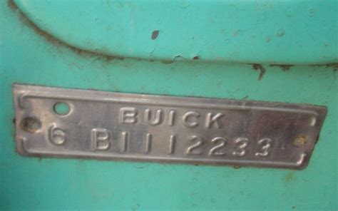 1955 Buick VIN | Barn Finds