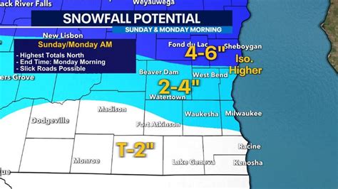 More snow for southeast Wisconsin into Monday morning | FOX6 Milwaukee