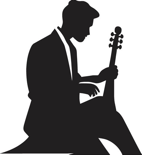 Melodic Muse Musician Logo Vector Serenade Style Guitarist Icon Design ...