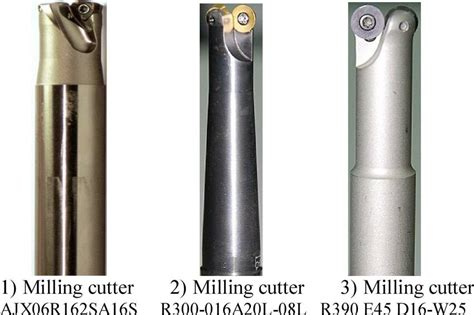 Milling cutters qualified to next phase of the research. | Download Scientific Diagram