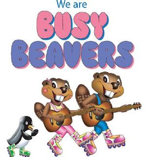 Sing a song: "We are busy beavers"