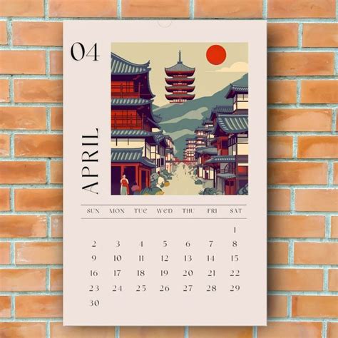 Japan Animated Wall Calendar 2024, Anime Lover, Japan Travel, 2024 ...