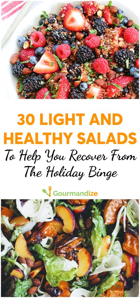 30 Light and Healthy Salads To Help You Recover From The Holiday Binge