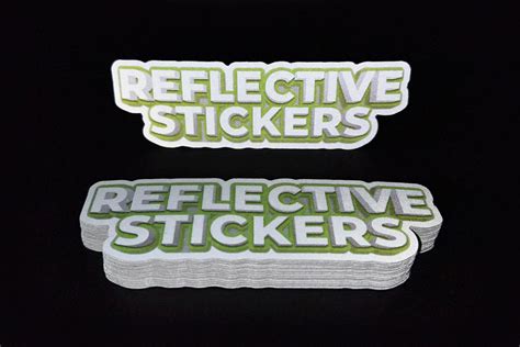 Reflective Stickers for Safety Purposes - Easy Online Ordering - Comgraphx