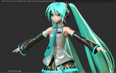 FT Hatsune Miku update (Blender Cycles) by BananerzDonurtz83 on DeviantArt