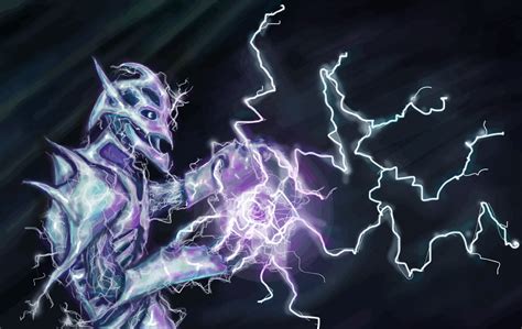 Lightning Elemental by ThornSpine on DeviantArt