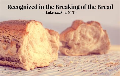 How Is Jesus Recognized In The Breaking Of The Bread - Bread Poster