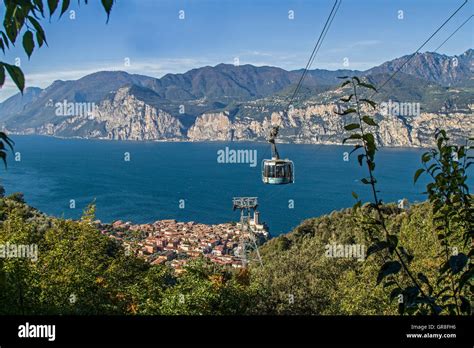 Malcesine cable car italy hi-res stock photography and images - Alamy