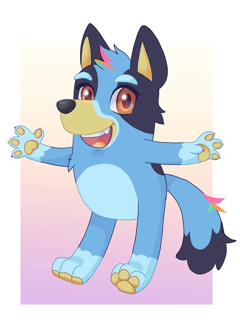 Just some Bluey fan art ♡ : bluey