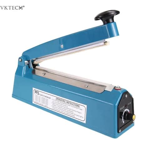 110V Heat Sealer Impulse Sealer Household Manual Plastic Bag Sealer ...