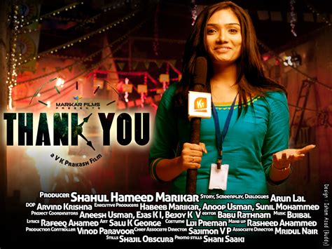 Isham Azad (IY-SHaeM) | Official Blog: Thank You Malayalam Movie Poster Designed By Me