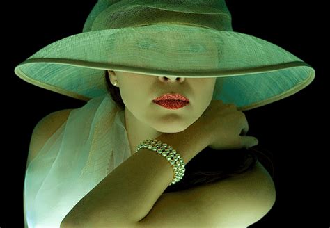Mysterious Woman in Hat fashion makeup glitter hat pearls classy graphic | Beautiful hats ...