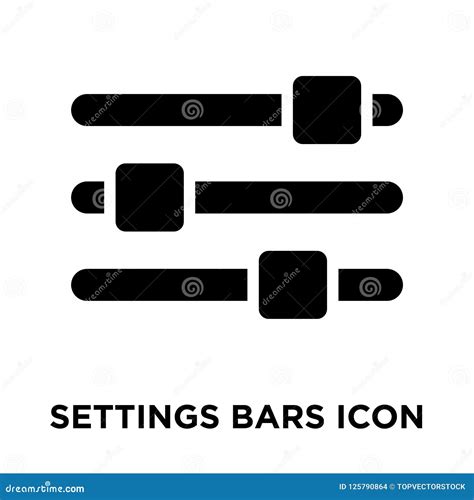 Settings Bars Icon Vector. Trendy Flat Settings Bars Icon From Ultimate ...