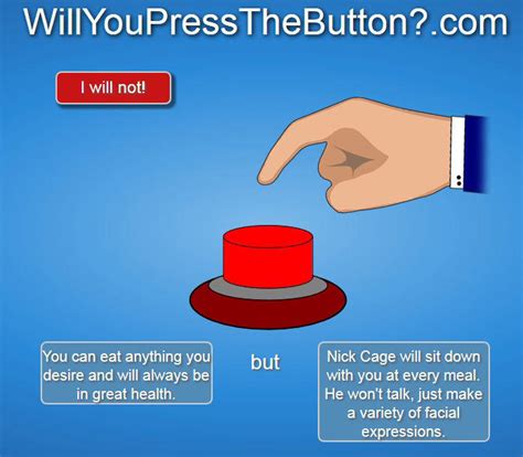 [Image - 622024] | Will You Press The Button? | Know Your Meme