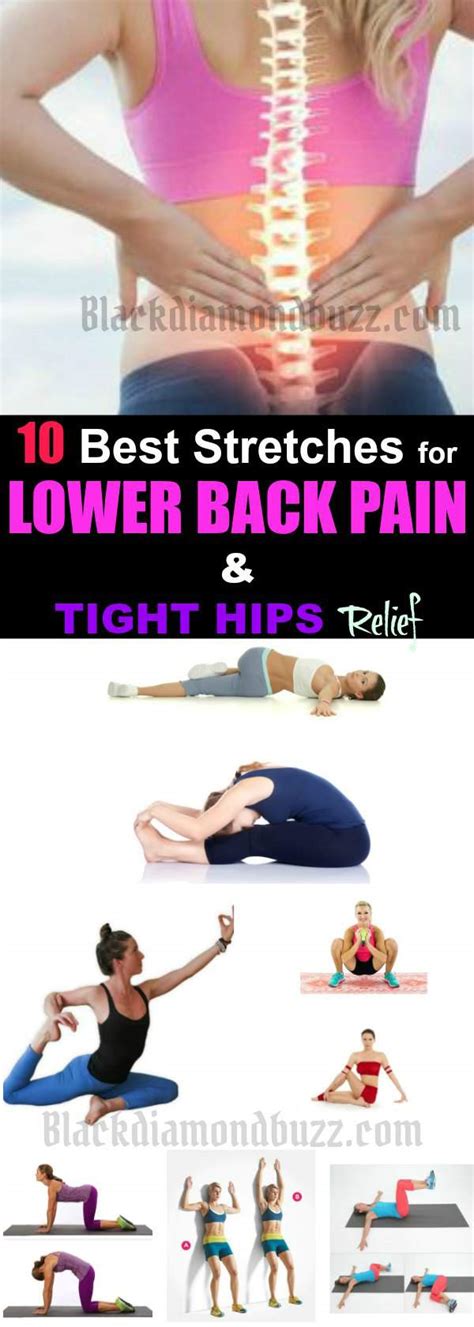 10 Best Stretches for Lower Back Pain and Tight Hips | BLACKDIAMONDBUZZ