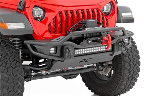 Front Winch Bumper | Tubular | Skid Plate | Jeep Gladiator JT/Wrangler JK & JL/Wrangler ...