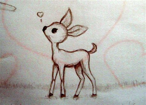 cute deer by ~Seara96 on deviantART | Cartoon Cool | Pinterest | Deer drawing, Animal drawings ...