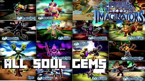 Skylanders Imaginators All Soul Gem Previews 1080P HD - YouTube