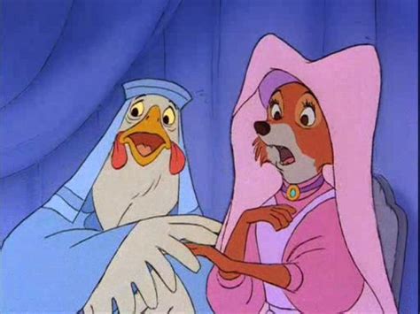 Marian and Lady Kluck shocked | Robin hood disney, Robin hood, Animal kingdom disney