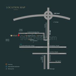 Haripriya Developers Hyderabad Ohana Map - Kompally, Hyderabad Location Map