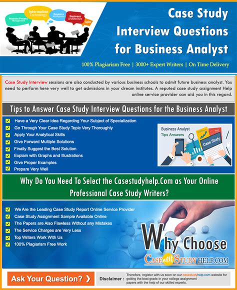 Case Study Interview Questions for Business Analyst | Case Study Help Blog