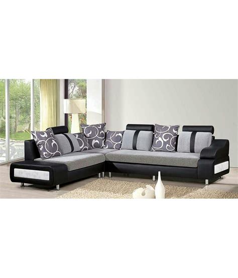 Godrej 3 Piece Luxury Black 7 Seater Sofa - Buy Godrej 3 Piece Luxury Black 7 Seater Sofa Online ...