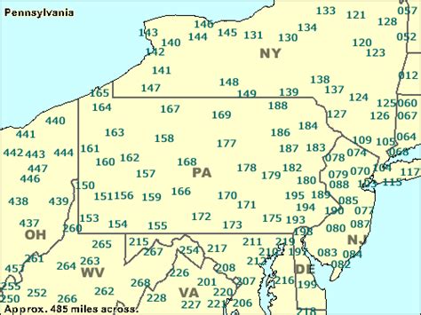 Zip Code Map Of Pennsylvania - Map