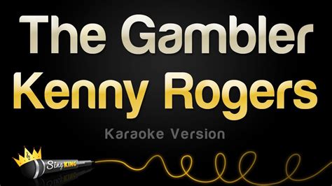 Kenny Rogers - The Gambler (Karaoke Version)