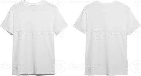 White men's classic t-shirt front and back 23370464 PNG