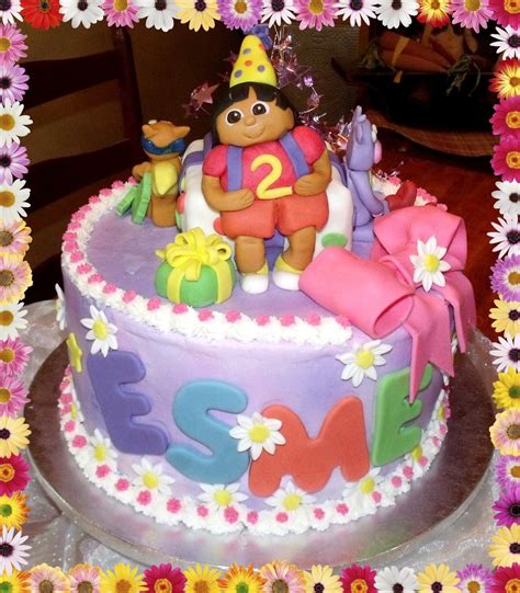 Dora Birthday Cake - CakeCentral.com