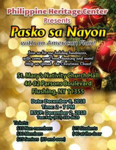 Pasko Sa Nayon 2018 – Philippine Heritage Center Inc.