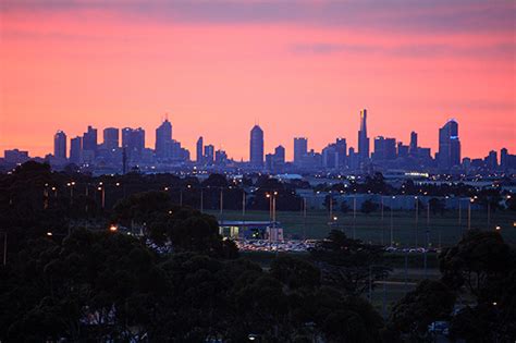 Melbourne Skyline & Sunrise Australia photo